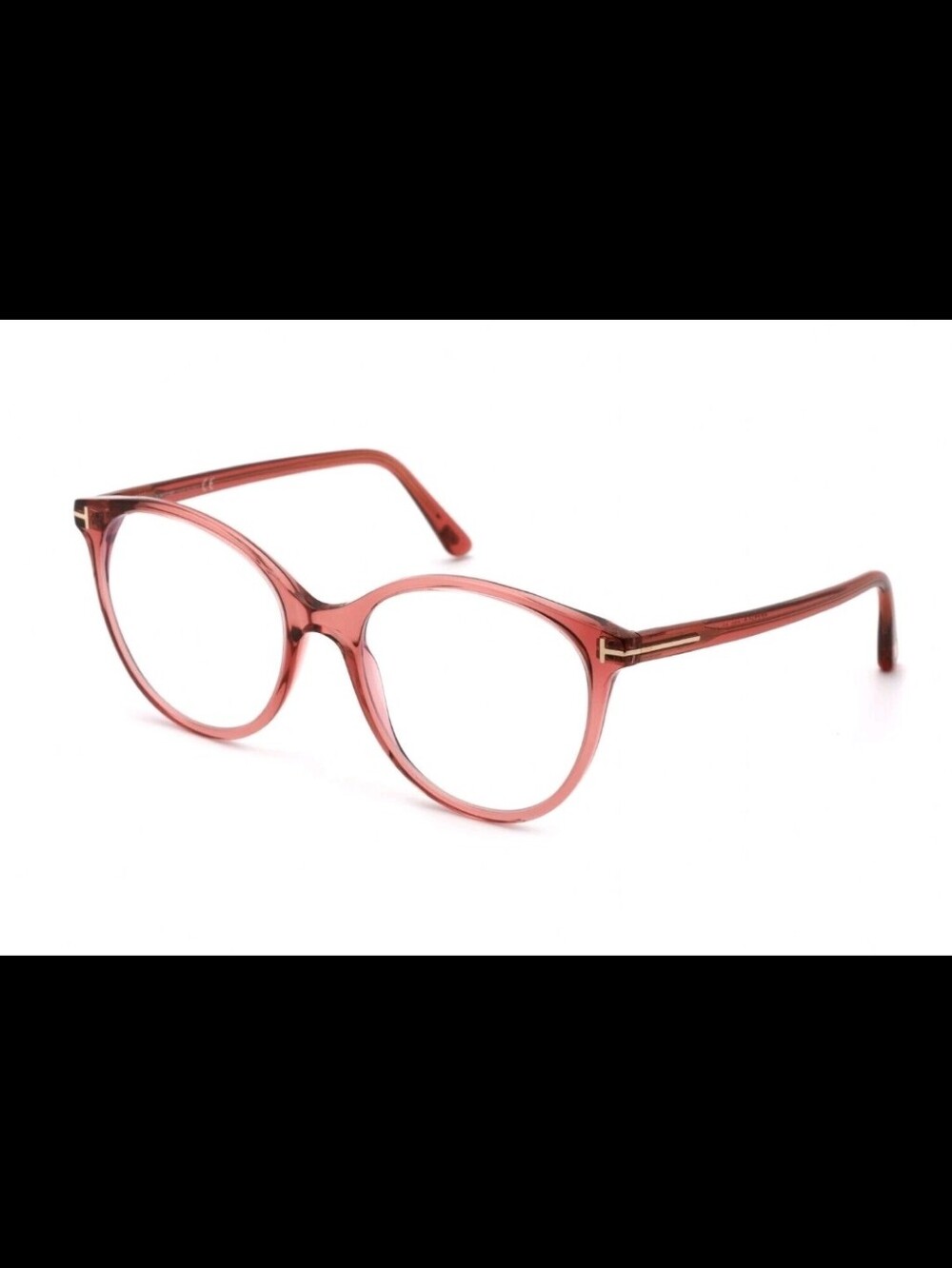 Tom Ford Pink Glasses Eyewear Acetate Demo Lens